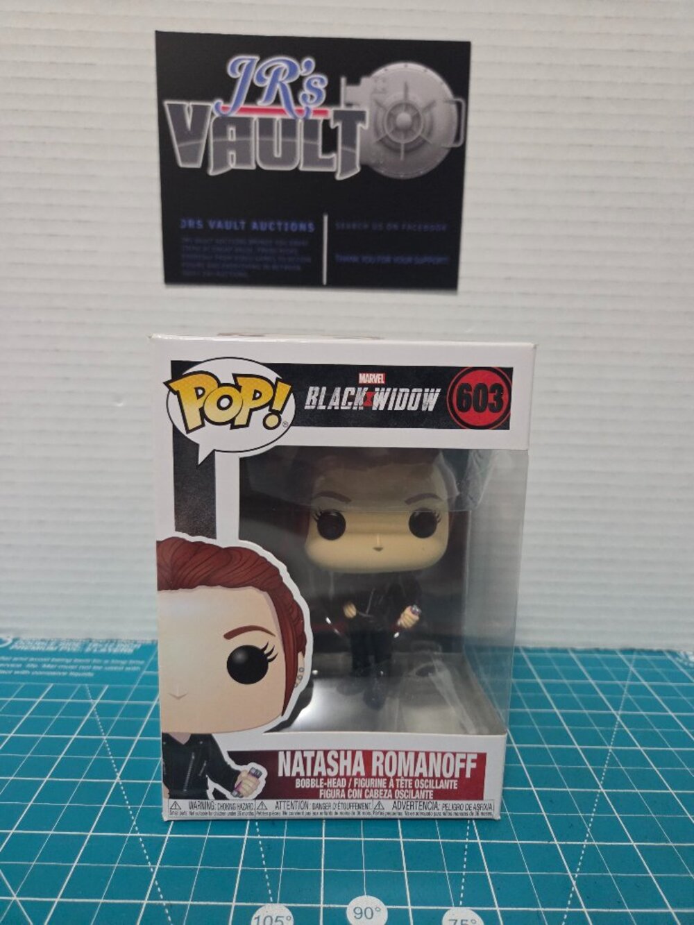Funko POP Marvel Black Widow Natasha Romanoff 603 Vinyl Figure